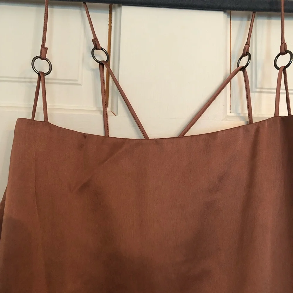 ASOS Design satin cami trapeze dress - Picture 6 of 8